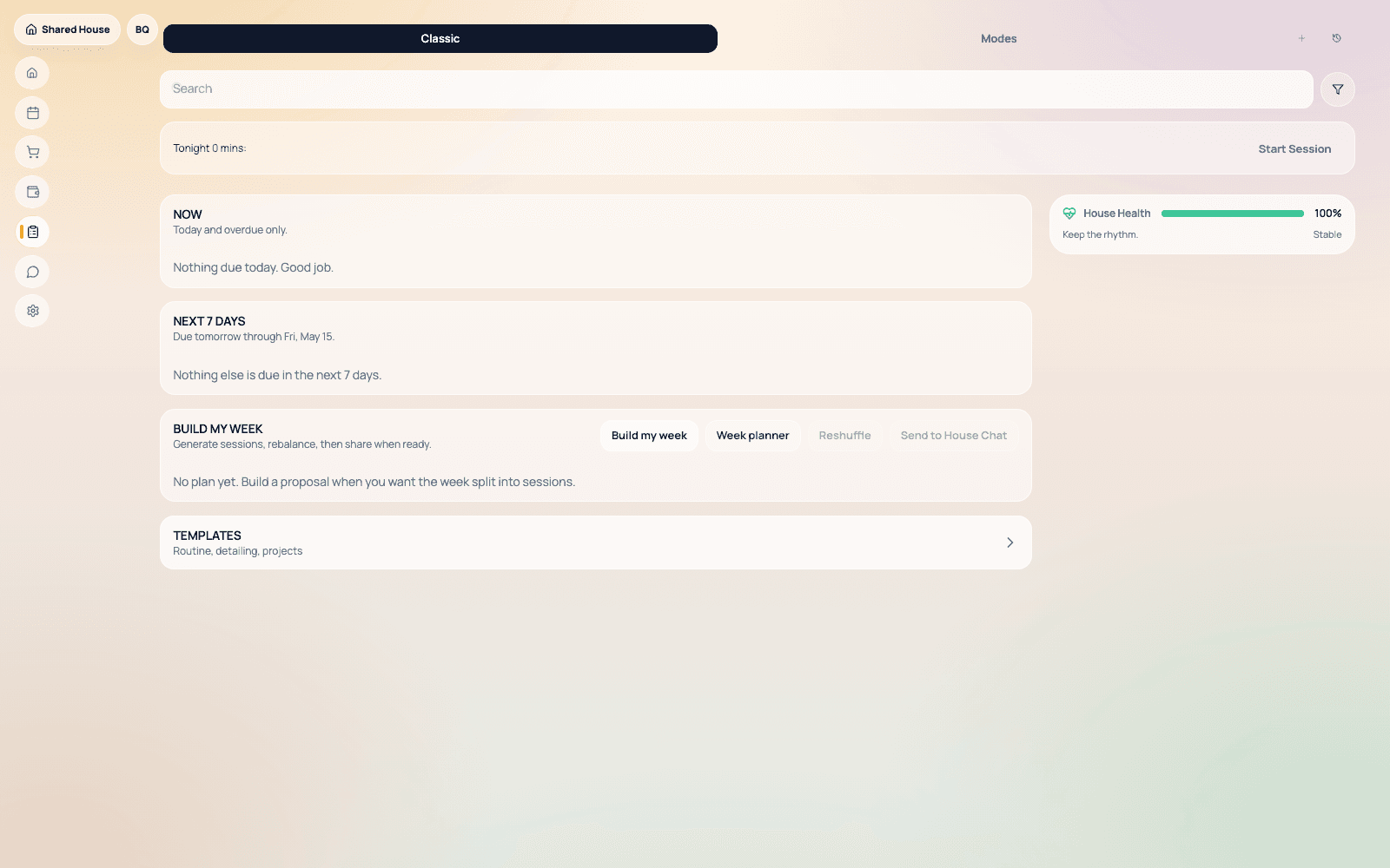 Cleaning & Tasks product screenshot for Recurring routines
